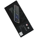 BIL AVAX FS01 Full size mechanikus vezetékes alumínium billentyűzet Outemu piros switch, magyar kiosztás - Dobozsérült - Image 5