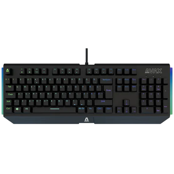 BIL AVAX FS01 Full size mechanikus vezetékes alumínium billentyűzet Outemu piros switch, magyar kiosztás - Dobozsérült