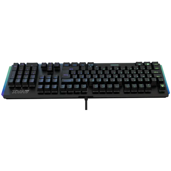 BIL AVAX FS01 Full size mechanikus vezetékes alumínium billentyűzet Outemu piros switch, magyar kiosztás - Dobozsérült - Image 2