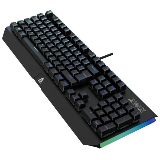 BIL AVAX FS01 Full size mechanikus vezetékes alumínium billentyűzet Outemu piros switch, magyar kiosztás - Dobozsérült - Image 3