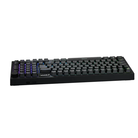BIL AVAX GM02 75% Gasket RGB mechanikus vezetékes billentyűzet Outemu silent white switch, magyar kiosztás - Image 2