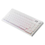 BIL AVAX GM02 PRO Fehér 75% Gasket RGB tri-mode mechanikus billentyűzet Gateron piros switch, magyar kiosztás - Image 6