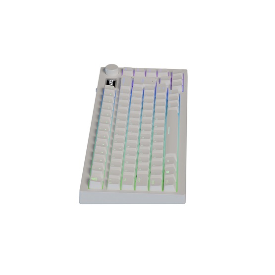 BIL AVAX GM02 PRO Fehér 75% Gasket RGB tri-mode mechanikus billentyűzet Gateron sárga switch, magyar kiosztás - Image 4