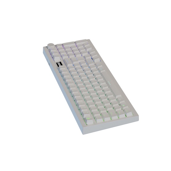 BIL AVAX GM03 PRO Fehér 98% Gasket RGB tri-mode mechanikus billentyűzet Gateron piros switch, magyar kiosztás - Image 4