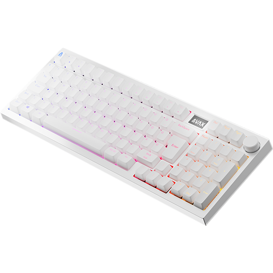 BIL AVAX GM03 PRO Fehér 98% Gasket RGB tri-mode mechanikus billentyűzet Gateron sárga switch, magyar kiosztás - Image 6