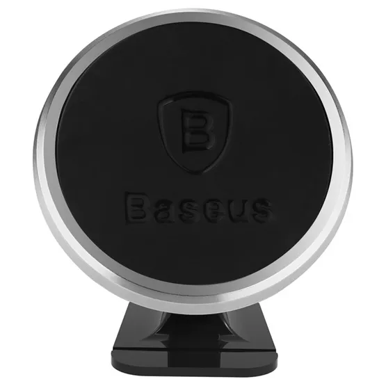 Baseus 360° Magnetic műszerfalra rögzíthető autós telefontartó, ezüst