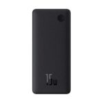 Baseus Airpow Lite powerbank 10000 mAh, 15W, fekete + USB Type-C, 30cm kábel