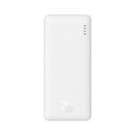 Baseus Airpow gyorstöltő powerbank 10000mAh, 20W, fehér + USB Type-C, 30cm kábel