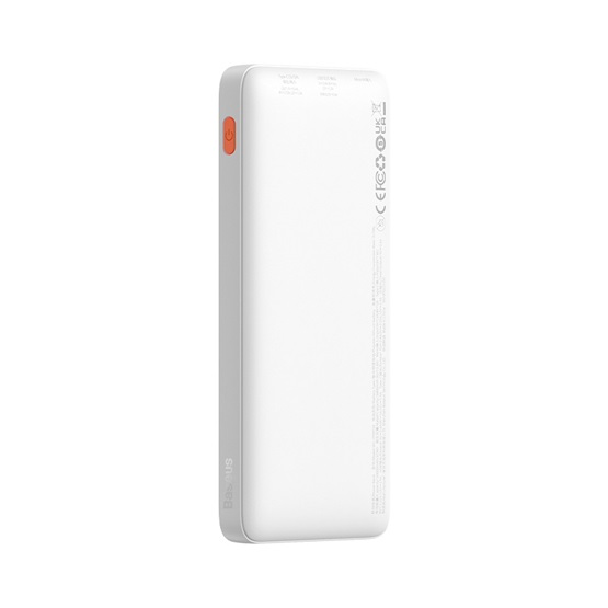Baseus Airpow gyorstöltő powerbank 10000mAh, 20W, fehér + USB Type-C, 30cm kábel - Image 5
