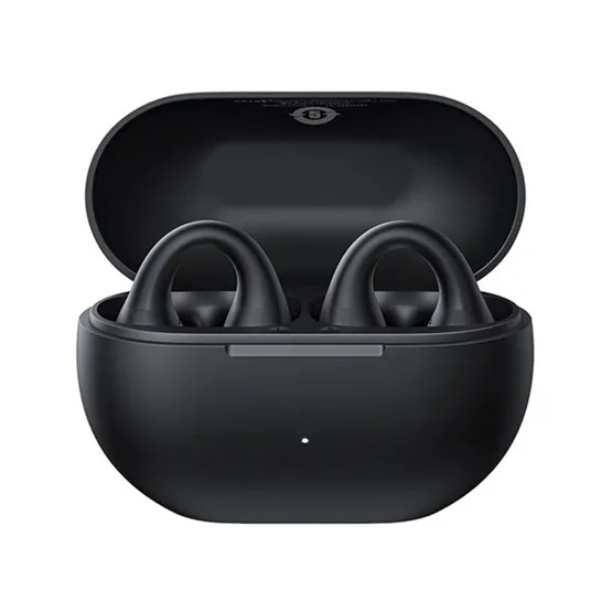 Baseus Bass 15 Clip Open-Ear True Wireless Earphones vezeték nélküli fülhallgató, fekete + 3A USB Type-C 30 cm kábel - Image 3
