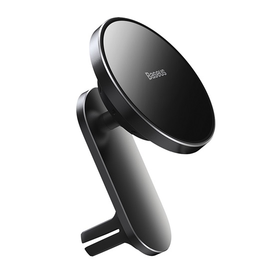 Baseus Big Energy Magnetic szellőzőrácsra, műszerfalra rögzíthető, vezeték nélküli autós telefon töltő és tartó, fekete - Image 3