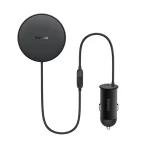 Baseus CW01 Magnetic szellőzőrácsra rögzíthető, vezeték nélküli autós telefon töltő és tartó, fekete - Image 2