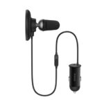 Baseus CW01 Magnetic szellőzőrácsra rögzíthető, vezeték nélküli autós telefon töltő és tartó, fekete - Image 3