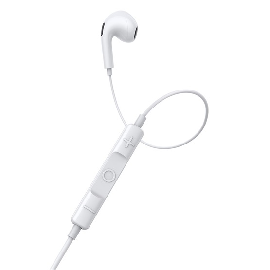 Baseus_Encok_H17_Wired_Earphone_35_mm_jack_mikrofonos_fulhallgato_feher-i783128.jpg Baseus Encok H17 Wired Earphones 3,5 mm jack mikrofonos fülhallgató, fehér - Image 4