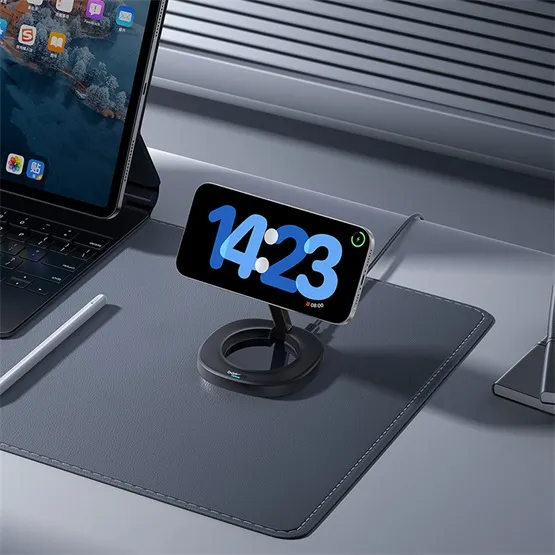 Baseus EnerFill FF11 vezeték nélküli töltő 15W, fekete + 20W hálózati gyorstöltő + USB Type-C, 1m kábel - Image 3