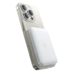 Baseus EnerFill FM11 Magnetic vezeték nélküli gyorstöltő powerbank 10000 mAh, 22.5W, fehér + 60W USB Type-C, 30cm kábel - Image 5