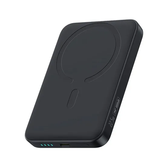 Baseus EnerFill FM11 Magnetic vezeték nélküli gyorstöltő powerbank 10000 mAh, 22.5W, fekete + USB Type-C, 30cm kábel - Image 4