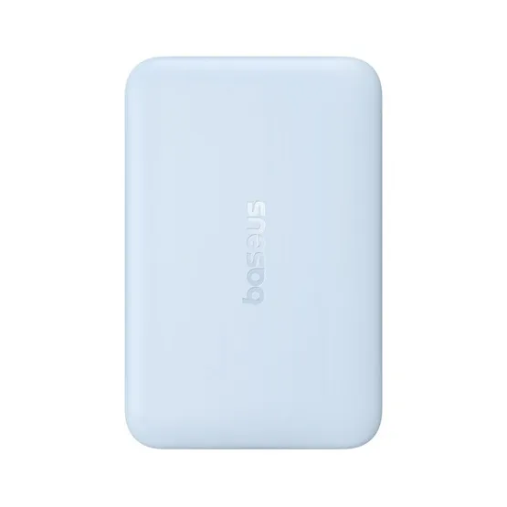 Baseus EnerFill FM11 Magnetic vezeték nélküli gyorstöltő powerbank 10000 mAh, 22.5W, kék + 60W USB Type-C, 30cm kábel