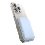 Baseus EnerFill FM11 Magnetic vezeték nélküli gyorstöltő powerbank 10000 mAh, 22.5W, kék + 60W USB Type-C, 30cm kábel - Image 5