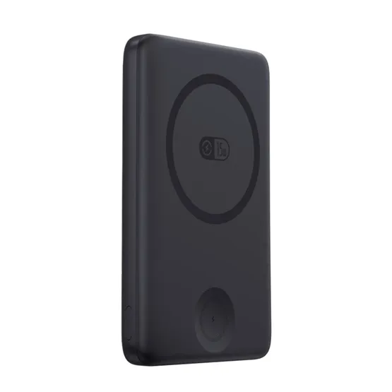 Baseus EnerFill FT11 vezeték nélküli powerbank iPhone & Apple Watch 10000 mAh, 27W, fekete + 60W USB Type-C, 30cm kábel