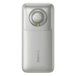 Baseus Free2Pull gyorstöltő powerbank 10000 mAh, 30W, beépített USB Type-C kábel, szürke