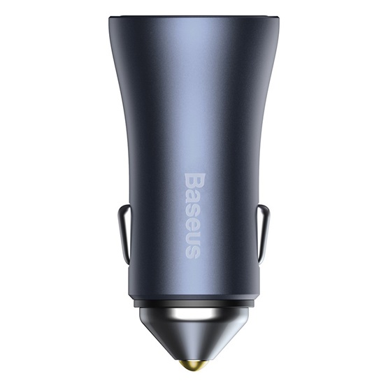 Baseus Golden Contactor Pro autós gyorstöltő 40W, 2×USB Type-A, szürke + 100W USB, 1m kábel - Image 4