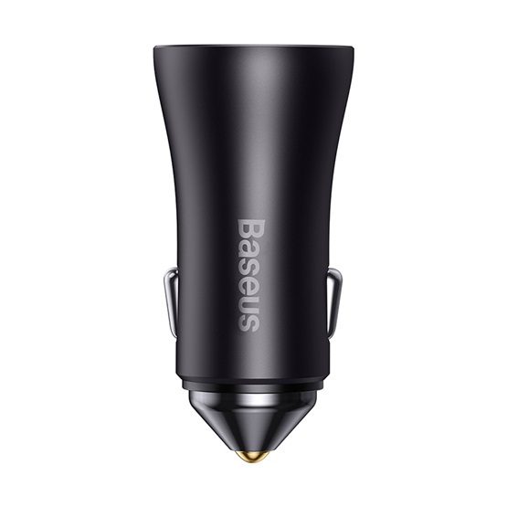 Baseus Golden Contactor Pro autós gyorstöltő 40W, 2×USB Type-C, szürke - Image 3