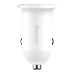 Baseus Grain Pro autóstöltő 24W, 2×USB Type-A, fehér - Image 3
