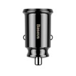 Baseus Grain autóstöltő 3,1 A, 2×USB Type-A, fekete - Image 3