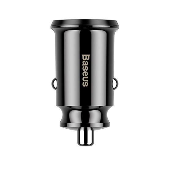 Baseus Grain autóstöltő 3,1 A, 2×USB Type-A, fekete - Image 3