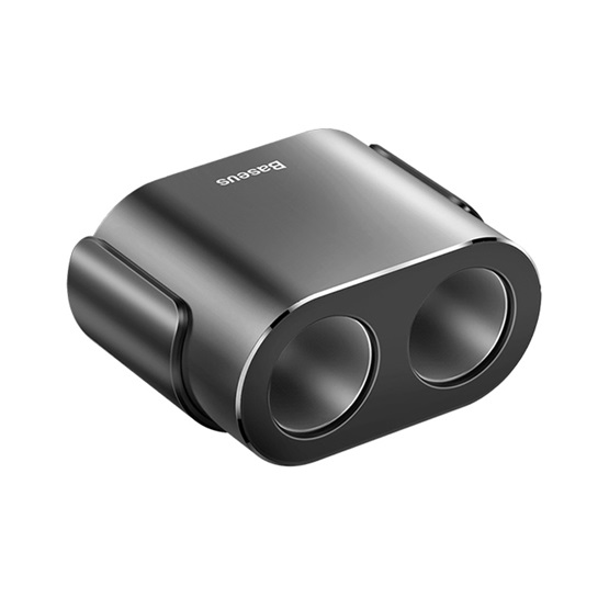 Baseus High Efficiency autóstöltő 17W, 2×USB Type-A + szivargyújtó kimenet, fekete - Image 3