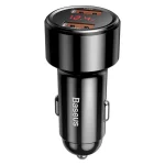 Baseus Magic autós gyorstöltő 45W, 2×USB Type-A, fekete