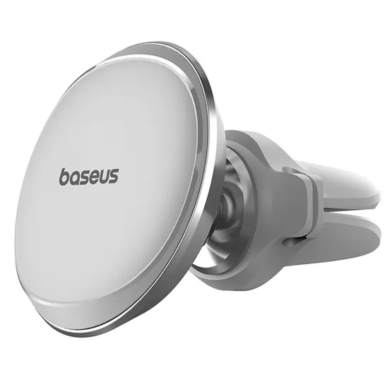 Baseus Magnetic szellőzőrácsra rögzíthető autós telefontartó, ezüst