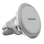 Baseus Magnetic szellőzőrácsra rögzíthető autós telefontartó, ezüst - Image 2