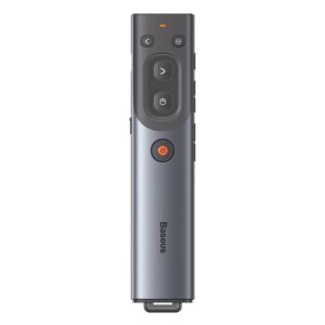Baseus Orange Dot AI vezeték nélküli akkumulátoros prezenter és lézer mutató, szürke
