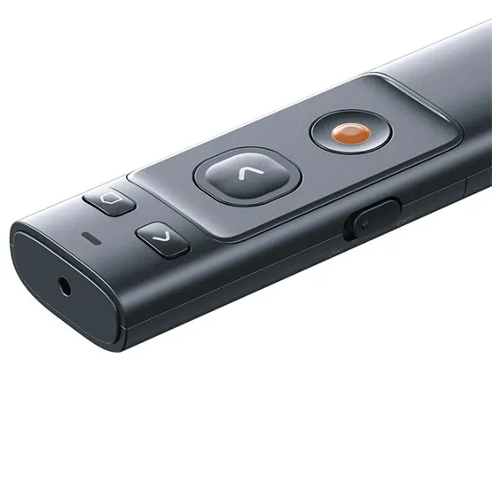 Baseus Orange Dot vezeték nélküli elemes prezenter és lézer mutató, szürke - Image 5