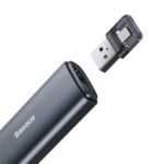 Baseus Orange Dot vezeték nélküli elemes prezenter és lézer mutató, szürke - Image 6