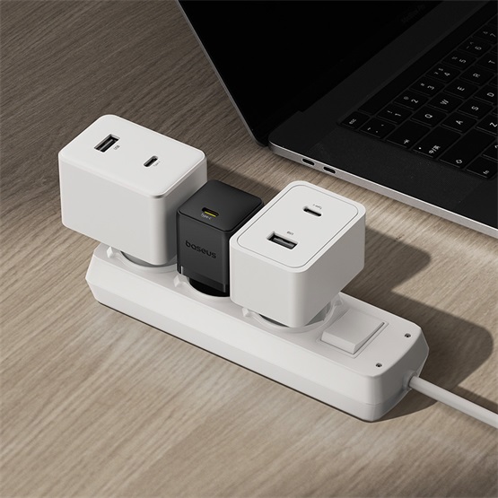 Baseus Palm hálózati gyorstöltő 30W, USB Type-C, fekete - Image 4