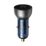 Baseus Particular PPS autós gyorstöltő 65W, USB Type-A + USB Type-C, ezüst