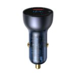 Baseus Particular PPS autós gyorstöltő 65W, USB Type-A + USB Type-C, szürke