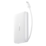 Baseus PicoGo Qi2 Magnetic vezeték nélküli gyorstöltő powerbank 10000 mAh, 27W, fehér