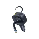 Baseus PrimeTrip VR2 autós gyorstöltő 30W, USB Type-C + USB Type-C automata behúzós kábel, fekete - Image 2