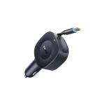 Baseus PrimeTrip VR2 autós gyorstöltő 30W, USB Type-C + USB Type-C automata behúzós kábel, fekete - Image 5