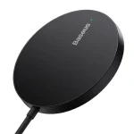 Baseus Simple Mini3 Magnetic vezeték nélküli töltő 15W, fekete