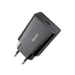 Baseus Speed Mini hálózati gyorstöltő 20W, USB Type-C, fekete - Image 3