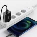 Baseus Speed Mini hálózati gyorstöltő 20W, USB Type-C, fekete - Image 5