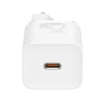 Baseus Super Si hálózati gyorstöltő 25W, USB Type-C, fehér + 3A USB Type-C, 1m kábel - Image 3