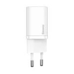 Baseus Super Si hálózati gyorstöltő 30W, USB Type-C, fehér