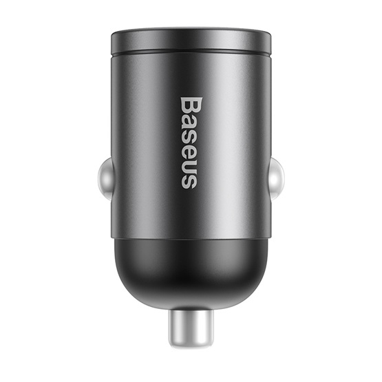 Baseus Tiny Star Mini autós gyorstöltő 30W, USB Type-A, szürke - Image 3