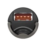 Baseus Tiny Star Mini autós gyorstöltő 30W, USB Type-A, szürke - Image 4
